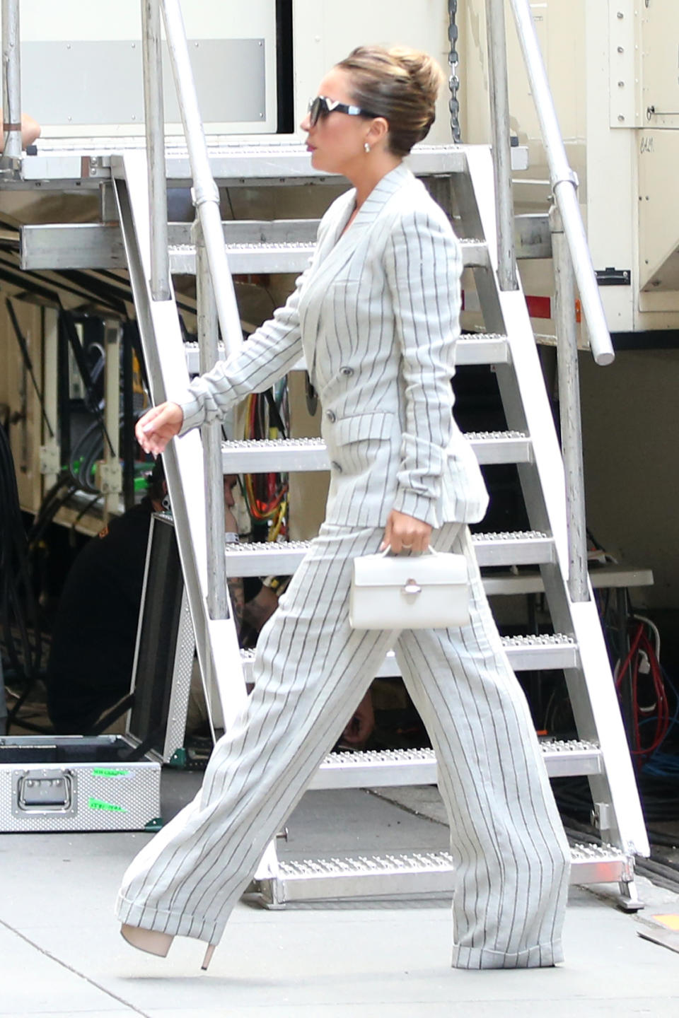 Lady Gaga arrives at Radio City Music Hall in New York City. - Credit: Christopher Peterson / SplashNews.com