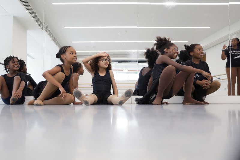 The Wider Image: London's Pointe Black ballet school aims to break racial barriers