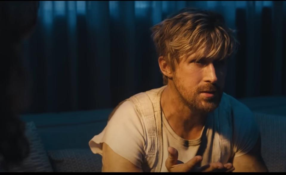 Ryan Gosling plays Colt Seavers in ‘The Fall Guy’. — Screen capture via YouTube/Universal Pictures