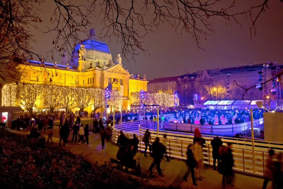 Zagreb’s main Christmas attraction is its Ice Park (Getty Images/iStockphoto)