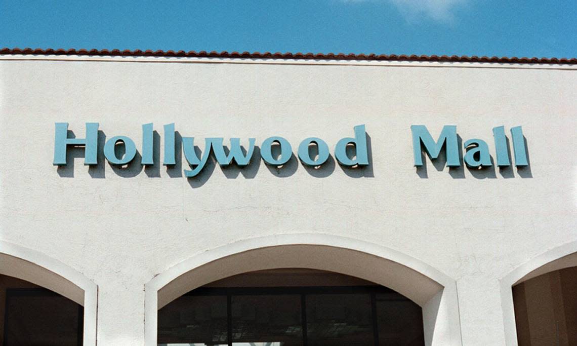 A Target is now anchors the site of the old Hollywood Mall, whose longtime anchor was Sears.