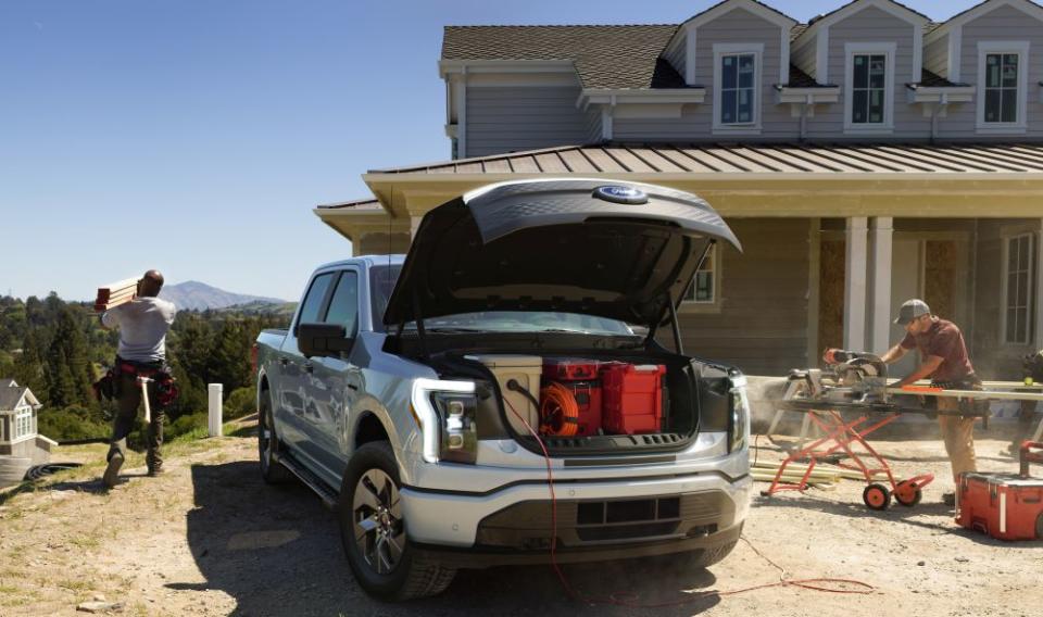 F-150 Lightning frunk