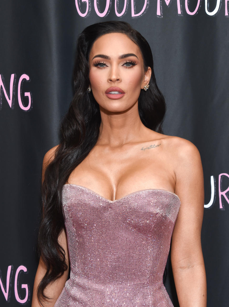 Megan Fox at the premiere of 'Good Mourning' held at The London West Hollywood on May 12th, 2022 in West Hollywood, California. (Photo by Gilbert Flores/Variety/Penske Media via Getty Images)