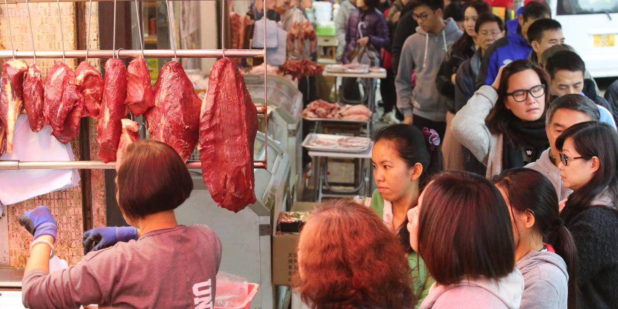 china wet market