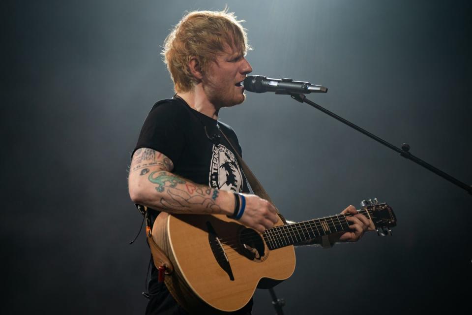 Sheeran’s grandmother inspired his 2017 hit song Nancy Mulligan (PA Archive)