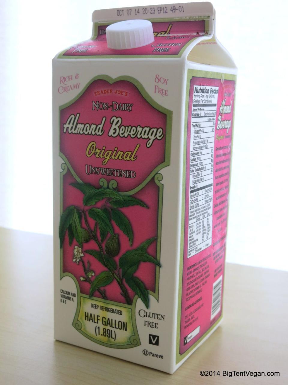 Trader Joe's Original Unsweetened Almond Milk