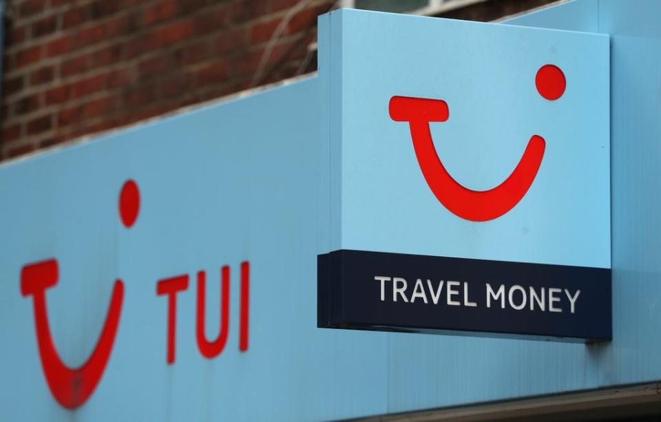 Travel giant Tui has unveiled plans for a 1.1 billion euro (£936 million) cash call to cut debts as it said bookings were bouncing back thanks to the relaxation of travel restrictions (PA) (PA Wire)