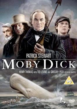 A poster for the miniseries "Moby Dick" (1998).