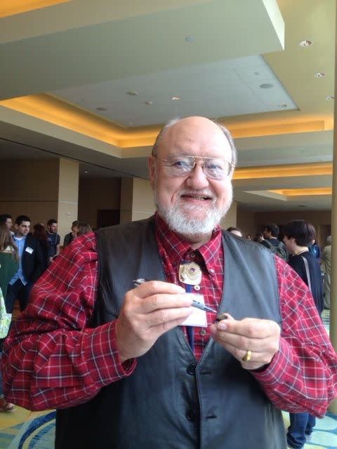 Larry Taylor, director of the Planetary Geosciences Institute at the University of Tennessee in Knoxville is studying samples of the Russian Chelyabinsk superbolide.