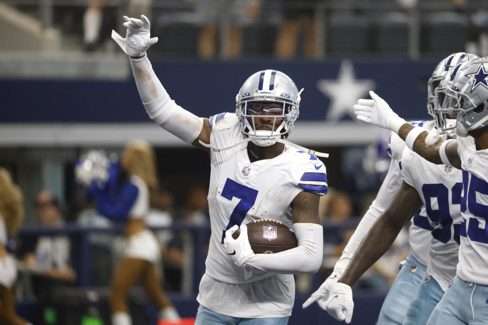 Prescott, Cowboys beat Giants 44-20 year after ankle injury