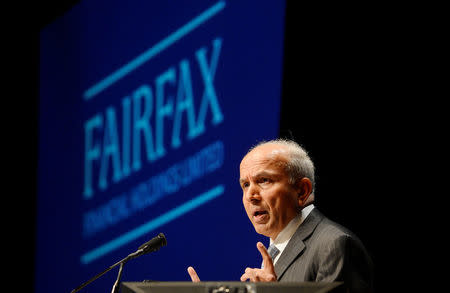 Fairfax Financial Holdings Ltd. Chairman and Chief Executive Officer Prem Watsa speaks during the company's annual meeting in Toronto April 11, 2013. REUTERS/Aaron Harris/File Photo