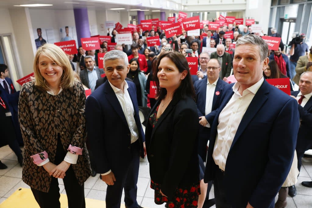 Sir Keir Starmer and Sadiq Khan launch Labour's local election campaign in Barnet (Getty Images)