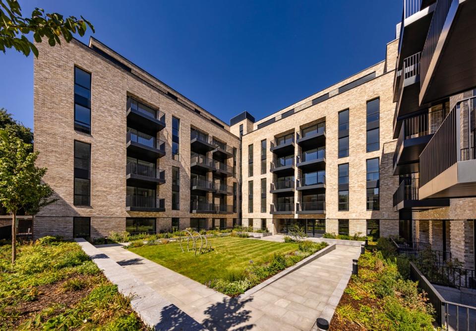 Carrick Yard is a block of modern apartments with prices from £720,000 in north-west London (Edward Hill)