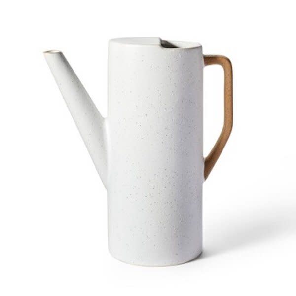 White Ceramic Target Watering Can