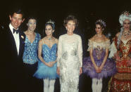 <p>In June 1981, Prince Charles made a trip to New York City, where he and First Lady of the United States Nancy Reagan attended the Royal Ballet Gala at Lincoln Center. </p>