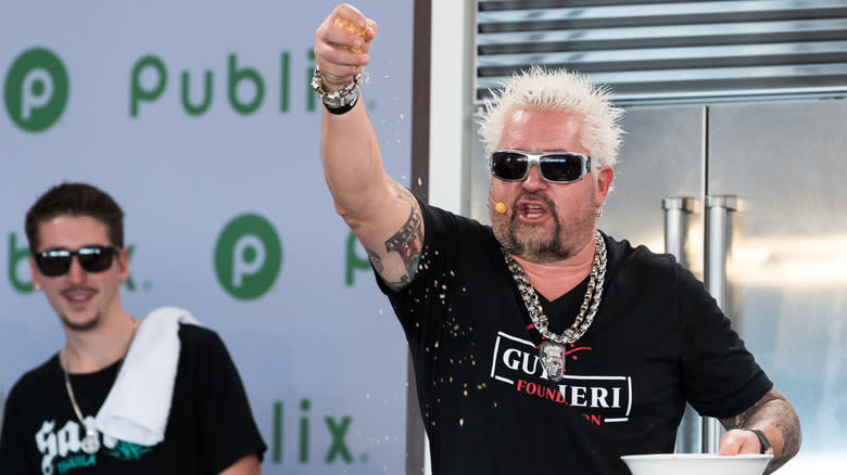 Guy Fieri cooking