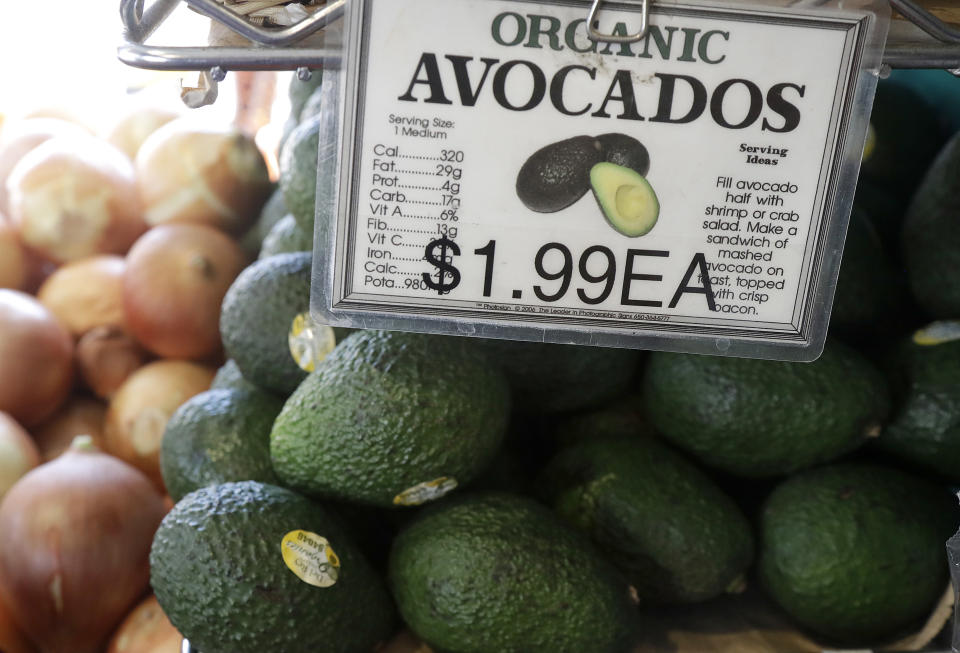 Consumer prices are expected to be up more than 2% over last year in April. (AP Photo/Jeff Chiu)