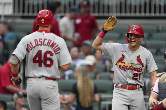 Gorman hits 2 of Cardinals' 4 HRs in 10-6 victory over Soroka, Braves