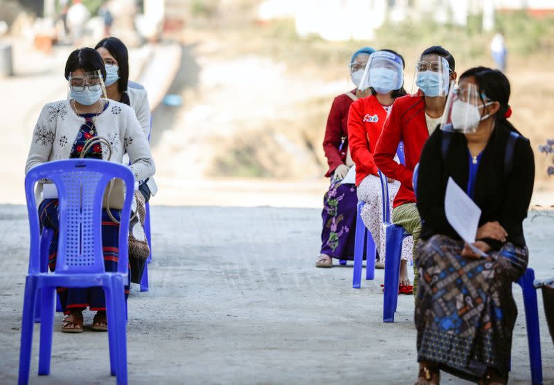 Myanmar starts vaccinating frontline medical workers