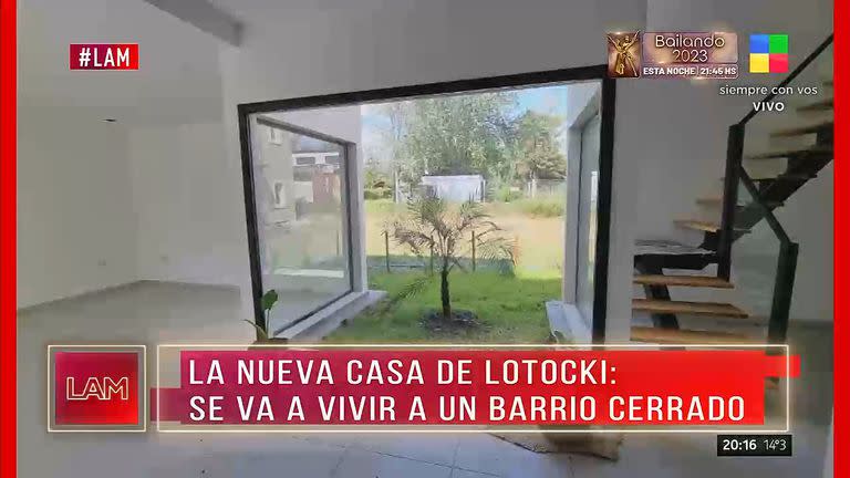 Así es por dentro la casa que alquilaría Lotocki