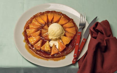 Pineapple tarte tatin - Credit: Beth Evans