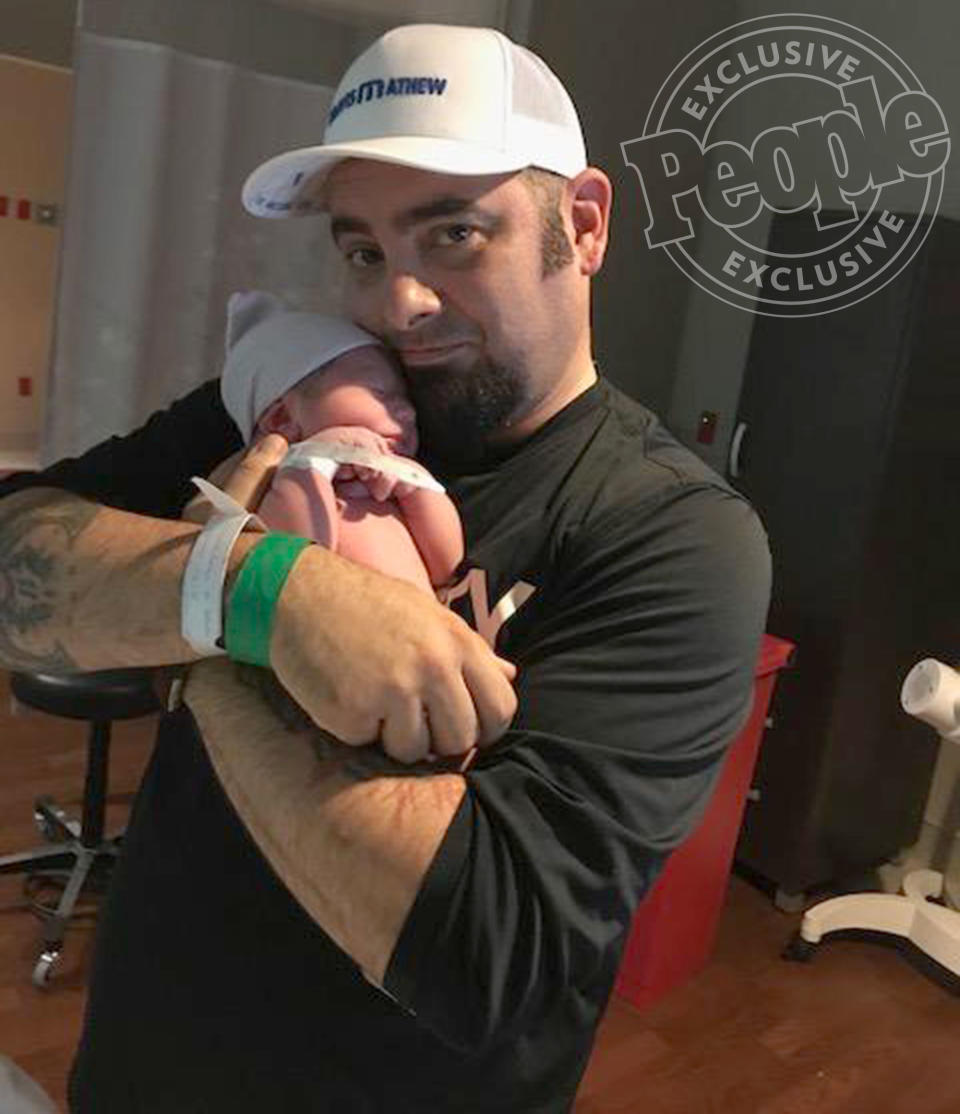 Chris Kirkpatrick and Wife Karly Welcome Son Nash Dylan