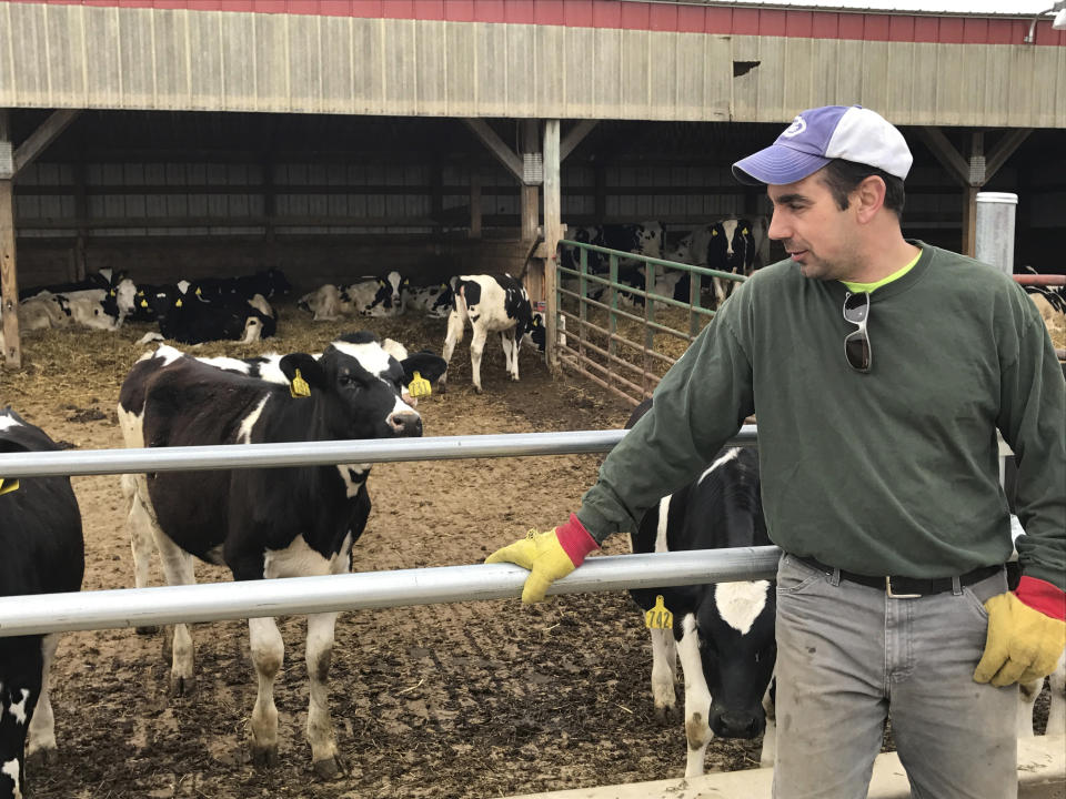 Dairy farmers are facing big challenges. (Photo: AP Photo/Cara Lombardo)