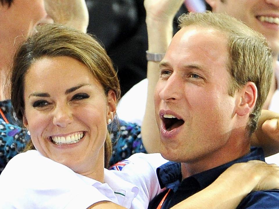 Prince William and Kate Middleton at the London 2012 Olympics (Getty Images)