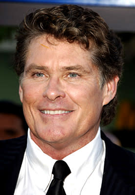 David Hasselhoff at the LA premiere of Columbia's Click