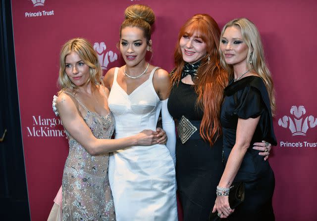 ANDREA RENAULT/AFP via Getty Sienna Miller, Rita Ora, Charlotte Tilbury and Kate Moss