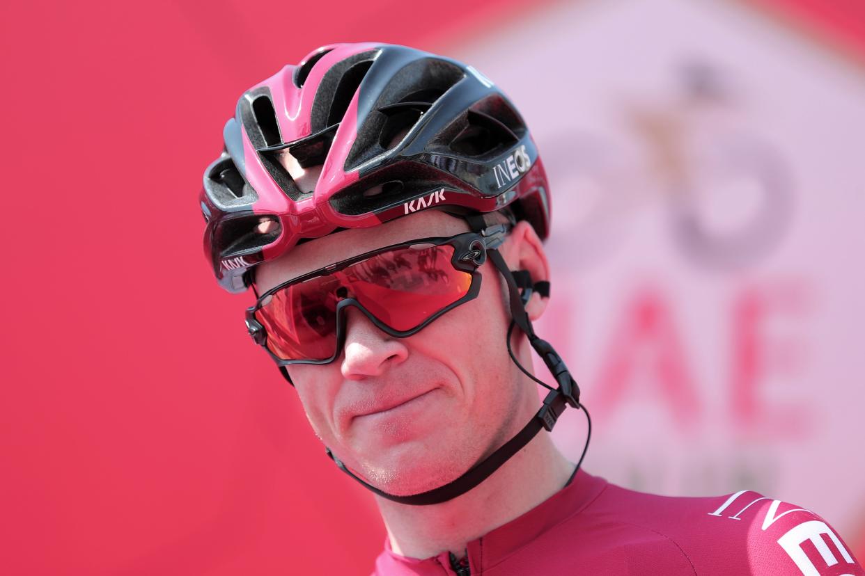 Chris Froome is undertaking his final race for Ineos (AP)