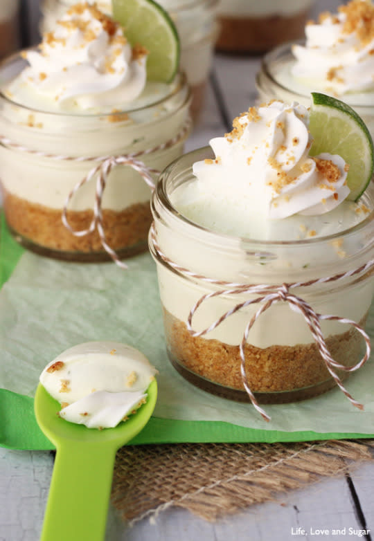 No-bake Key lime pie