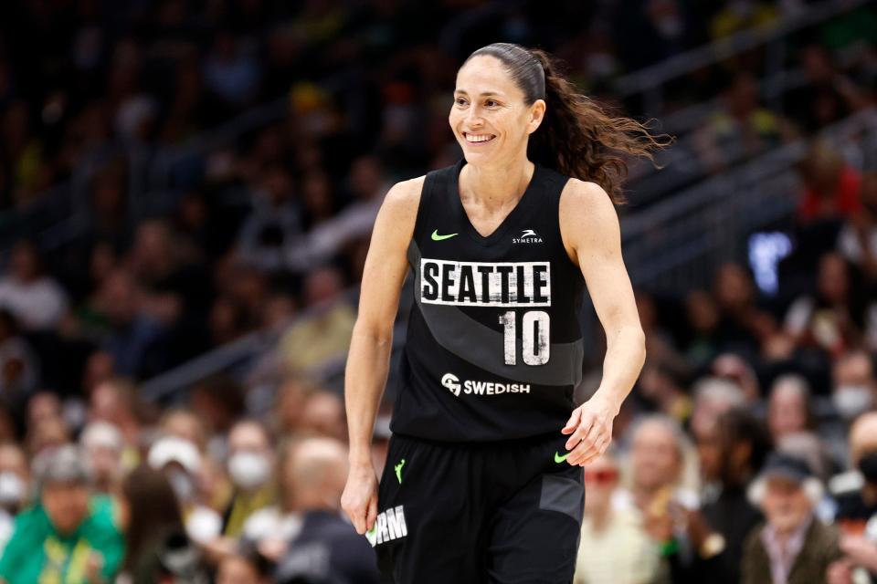 Seattle Storm star Sue Bird plays the last regular season home game of her career against the Las Vegas Aces on Sunday.