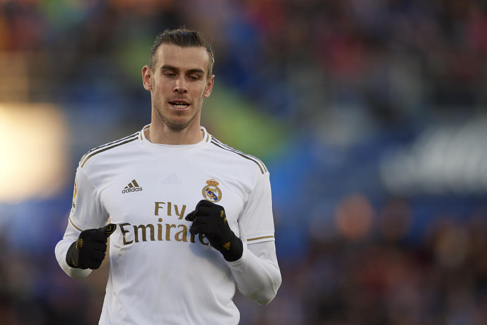 Gareth Bale looks to be staying at Real Madrid at least until this summer. (Jose Breton/Getty)