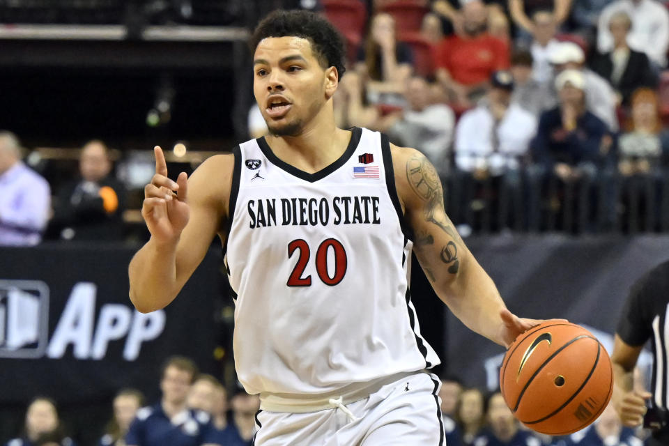 San Diego State endured a small travel delay because of a presidential flight. (Photo by David Becker/Getty Images)