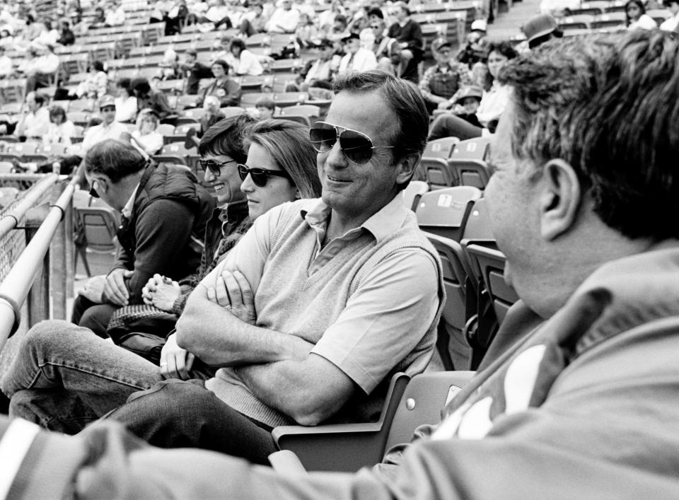 Los Angeles businessman Peter Ueberroth, who helped bring the Olympics to Los Angeles in 1984 and successfully managed those games to a $250 million surplus, later became chairman of Major League Baseball. Here he is in 1987.