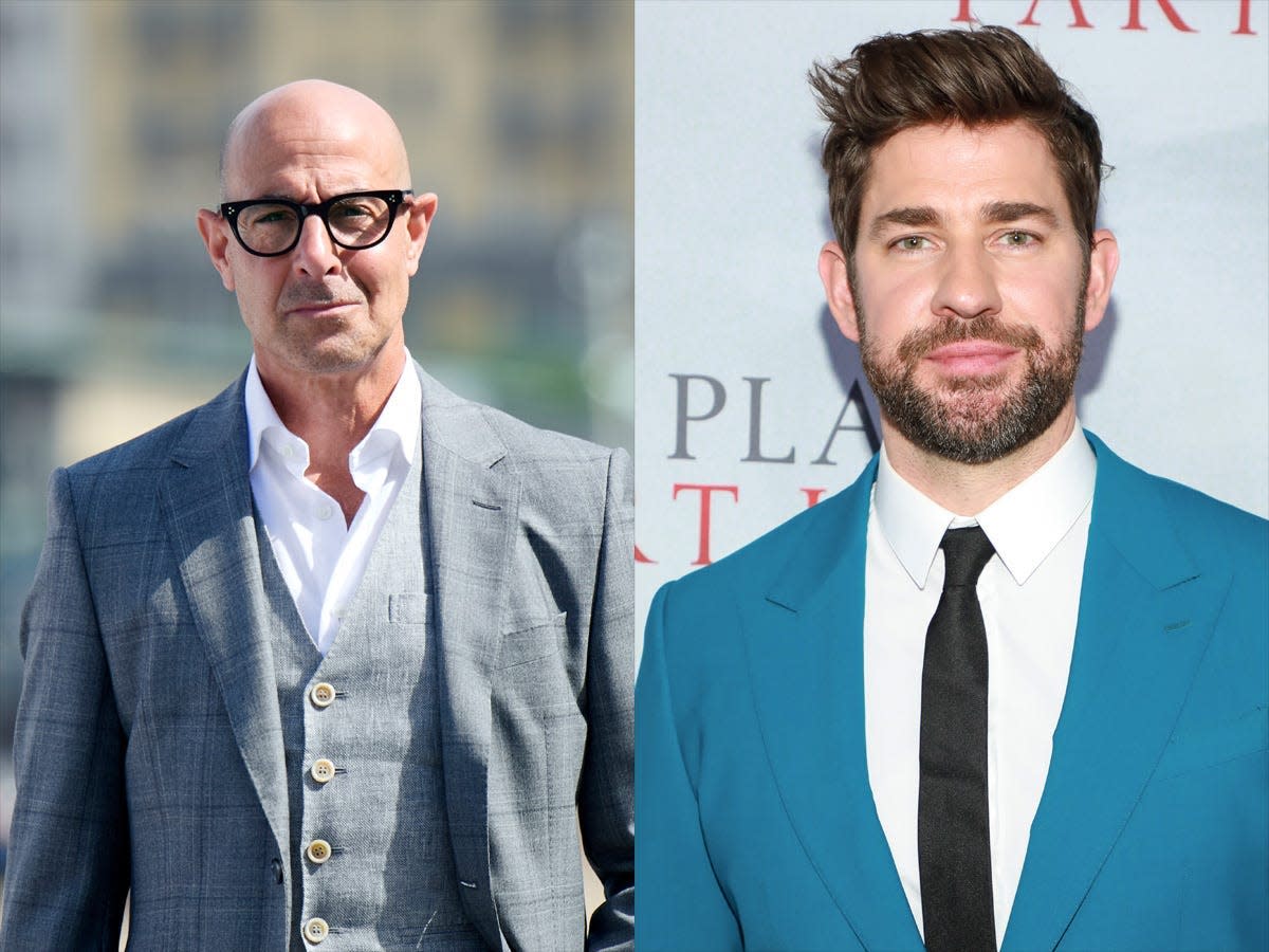 Stanley Tucci and John Krasinski.