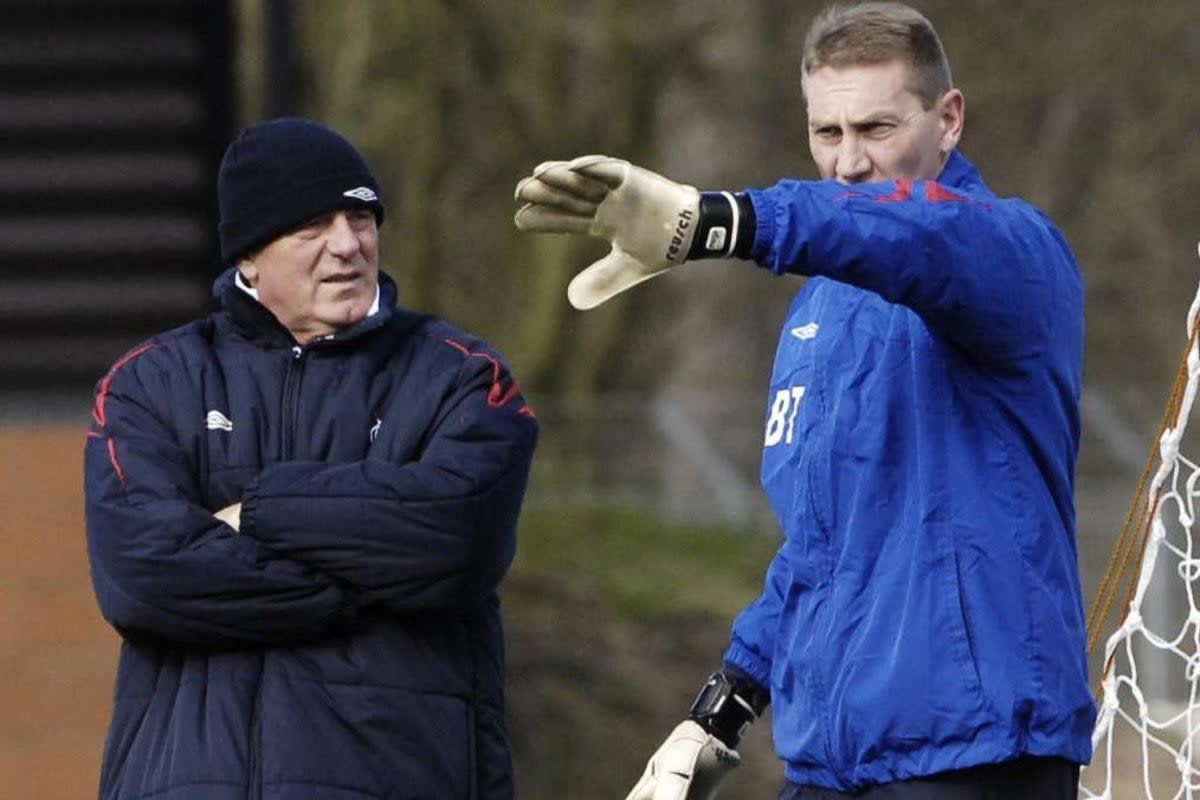 Billy Thomson with former Rangers manager Walter Smith (Danny Lawson/PA) (PA Archive)