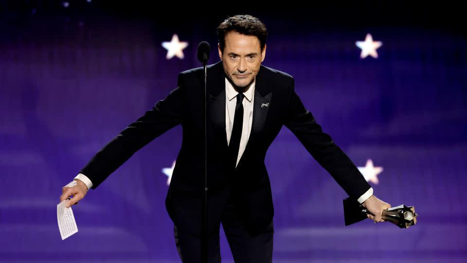 Robert Downey Jr. at the 2024 Critics Choice Awards in Santa Monica. - Kevin Winter/Getty Images