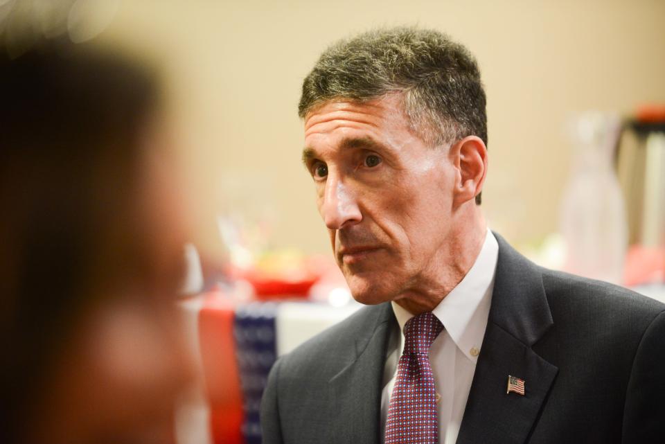 Rep. David Kustoff seen during the 86th annual West Tennessee Strawberry Festival Governor's Luncheon in Humboldt, Tenn., on Friday, May 10, 2024.