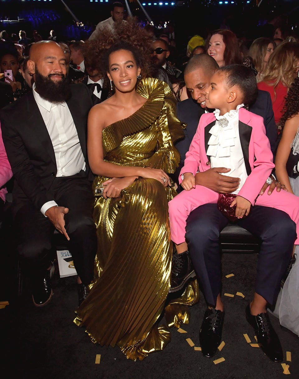 Alan Ferguson, Solange Knowles, Jay-Z and Blue Ivy Carter