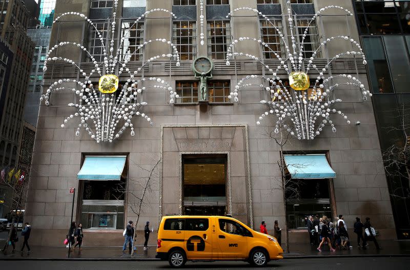 FILE PHOTO: The Tiffany and Company flagship store is seen on Fifth Avenue in New York