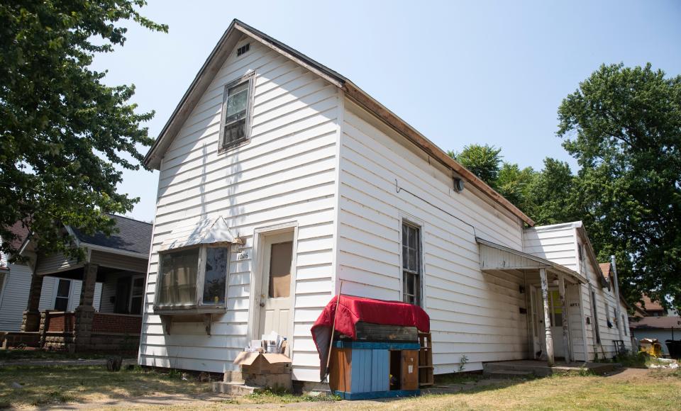 The former residency of Carl Tanksley, Randell Tanksley and Angela Moody. Photo taken, Thursday, June 8, 2023, in Lafayette, Ind. 