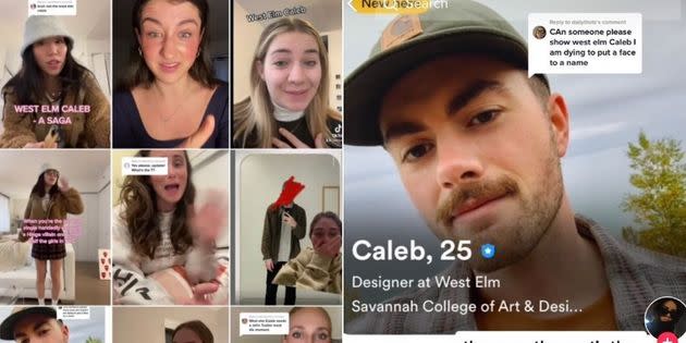 West Elm Caleb may or may not be a love bomber, but one therapist said the story itself is &#x00201c;pretty indicative of the darker side&#x00201d; of online dating. &#xa0; (Photo: TikTok)