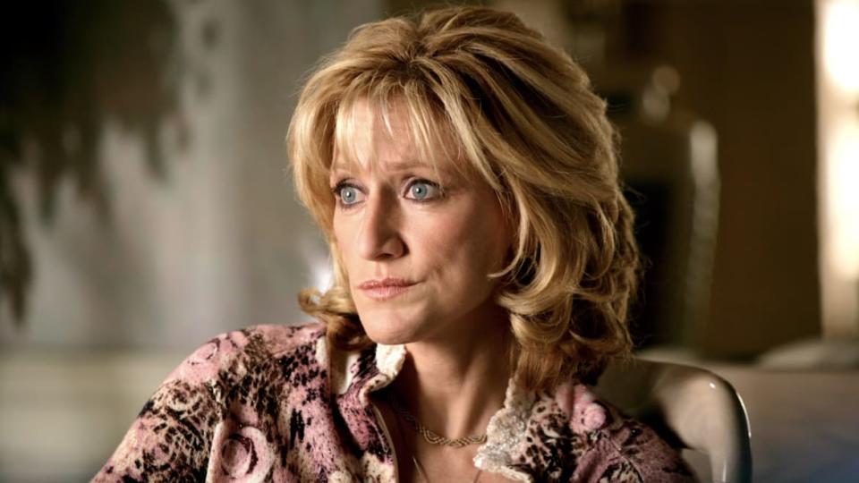 Edie Falco as Carmela Soprano.