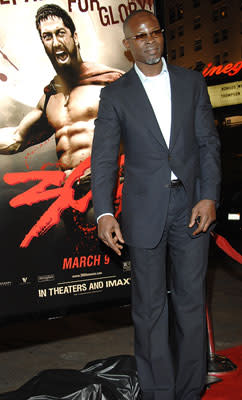 Djimon Hounsou at the Los Angeles premiere of Warner Bros. Pictures' 300