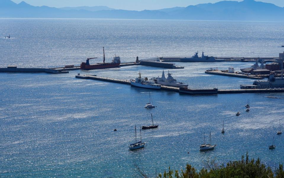 The Lady R which has carried North Korean artillery shells to Russia docked in Cape Town, South Africa