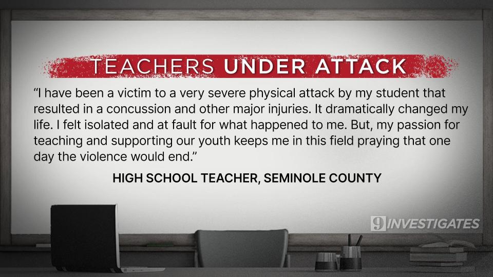 9 Investigates gathered comments from teachers across Central Florida.