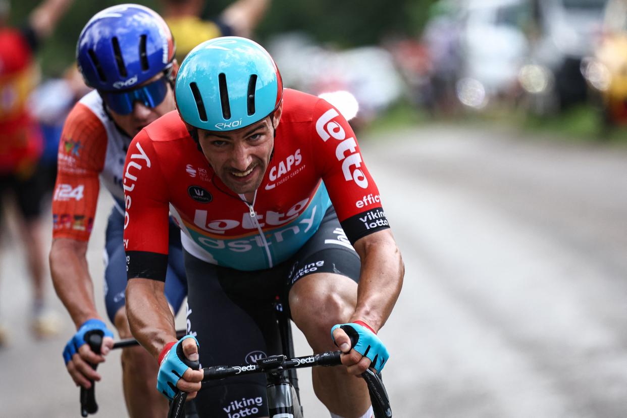  Victor Campenaerts on the attack at 2023 Tour de France 