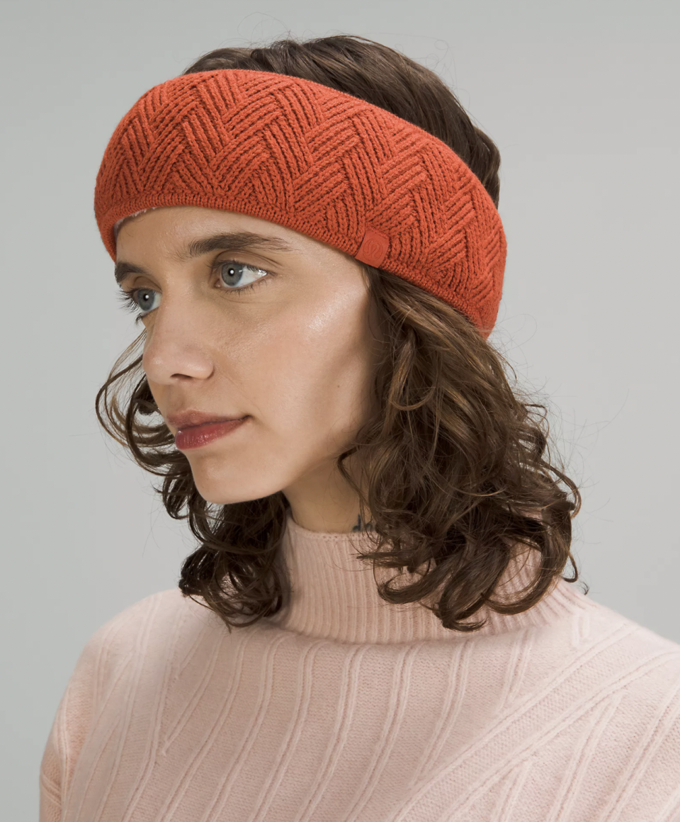 Chevron Knit Ear Warmer (Photo via Lululemon)